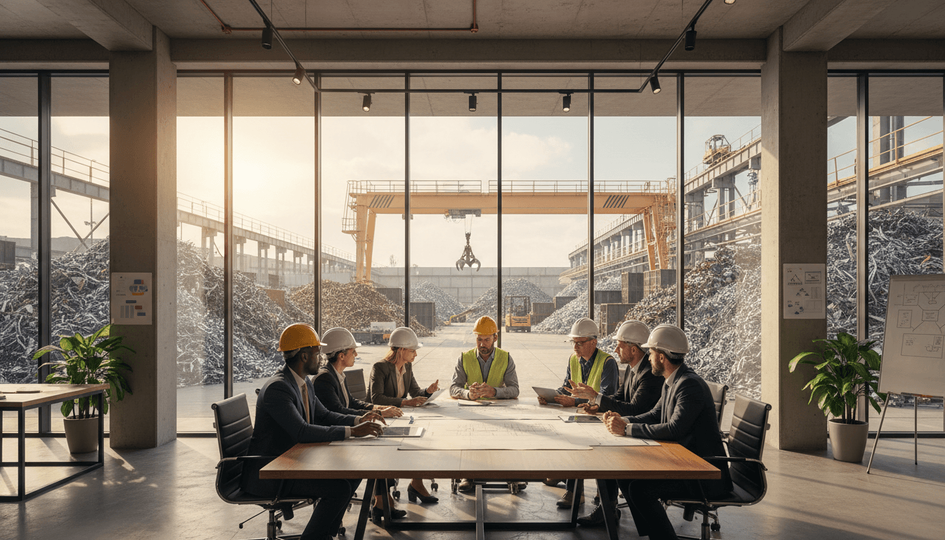 Custom recycling operations and sustainability planning