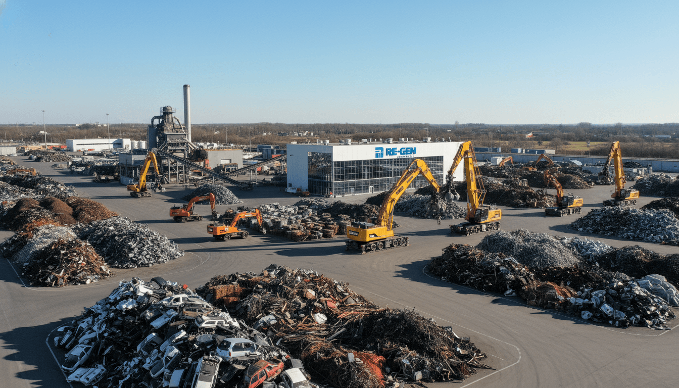 Brychon industrial scrap processing facility